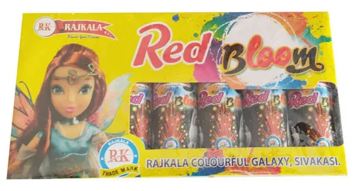 Red Bloom Color Glittering